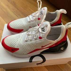 Nike Air Max 270 White/University Red/Black Men’s Size 8.5